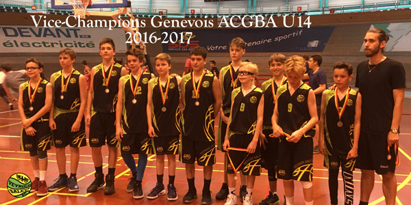 Vice-Champions Genevois ACGBA U14